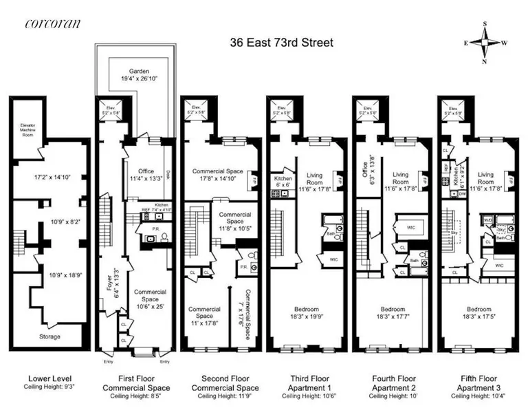 36 East 73rd Street | floorplan | View 13