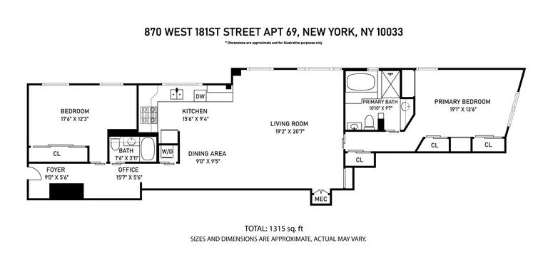 870 West 181st Street, 69 | floorplan | View 18
