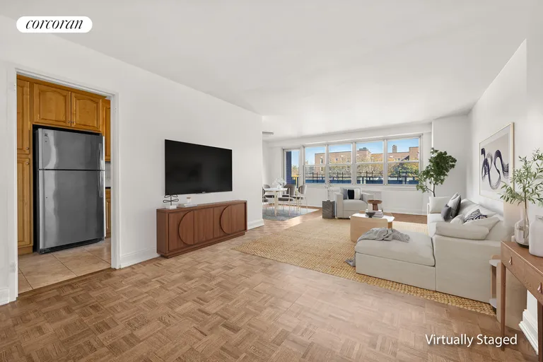 New York City Real Estate | View 135 Ocean Parkway, 5C | Living / Kitchen | View 2