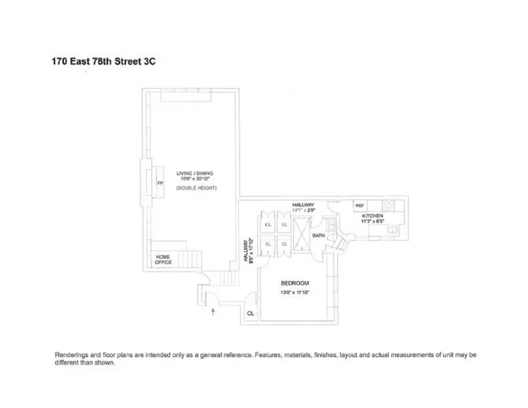 170 East 78th Street, 3C | floorplan | View 6