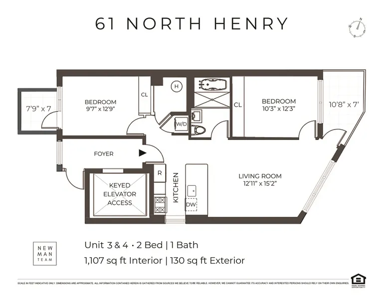 61 North Henry Street, 3 | floorplan | View 6