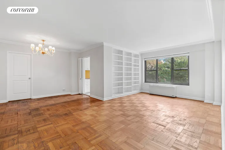 New York City Real Estate | View 2 Fifth Avenue, 3F | Living room and dining | View 3