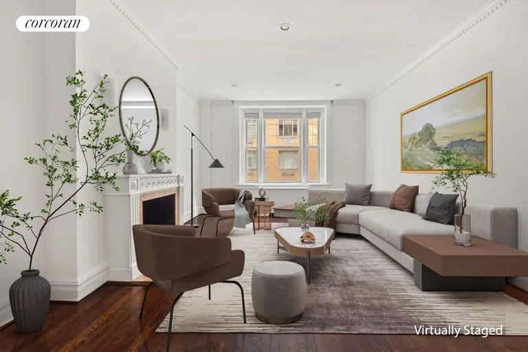 New York City Real Estate | View 850 Park Avenue, 1R | Living Room | View 2