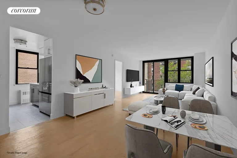 New York City Real Estate | View 201 East 17th Street, 3B | 2 Beds, 1 Bath | View 1