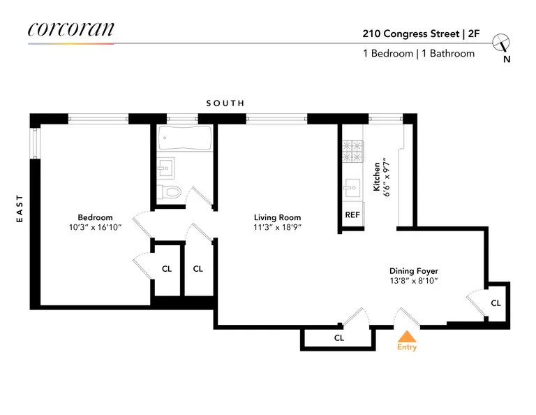 210 Congress Street, 2F | floorplan | View 10