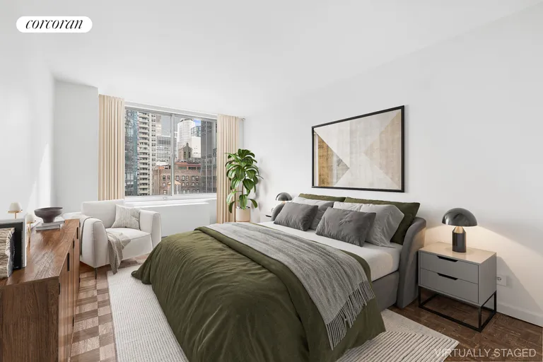 New York City Real Estate | View 145 East 48th Street, 16A | Bedroom | View 5