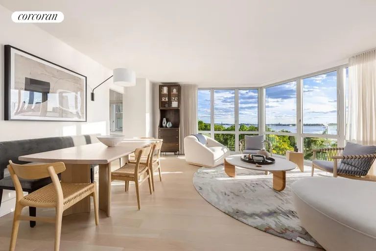 New York City Real Estate | View 20 River Terrace, 14M | Living Room | View 3