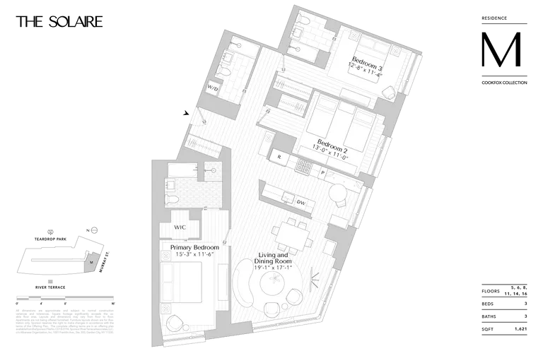 20 River Terrace, 14M | floorplan | View 13
