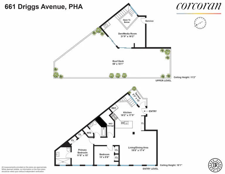 661 Driggs Avenue, PHA | floorplan | View 16