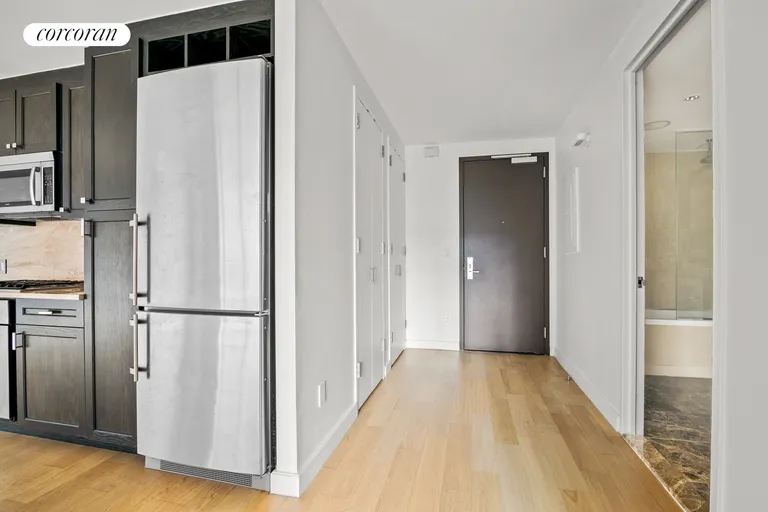 New York City Real Estate | View 333 Rector Place, 513 | Hallway & 2 Closets | View 4