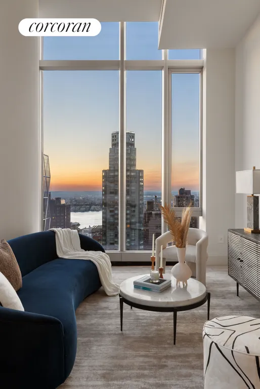 New York City Real Estate | View 217 West 57th Street, 49D | Living Room | View 6