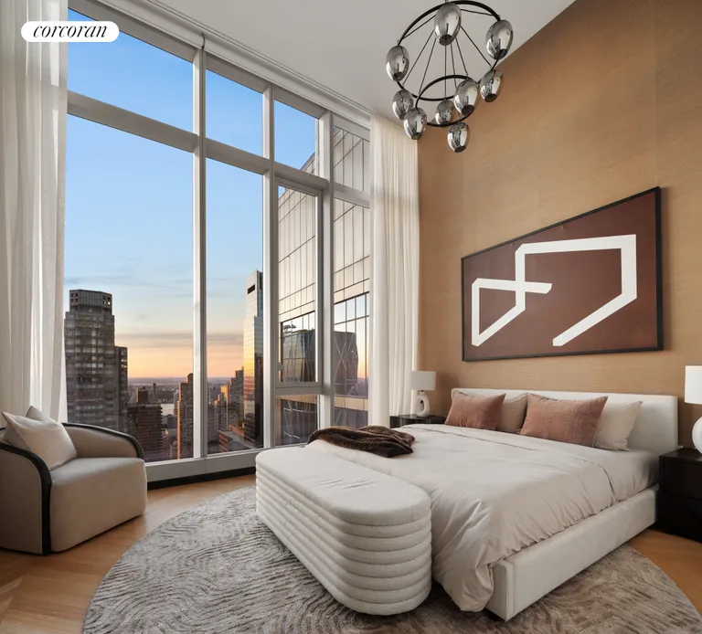 New York City Real Estate | View 217 West 57th Street, 49D | Bedroom | View 9