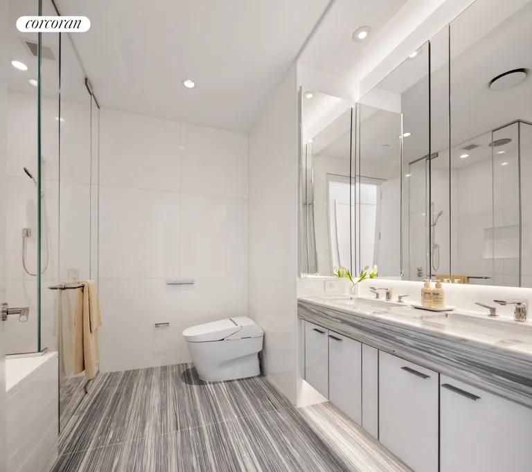 New York City Real Estate | View 217 West 57th Street, 49D | Primary Bathroom | View 12