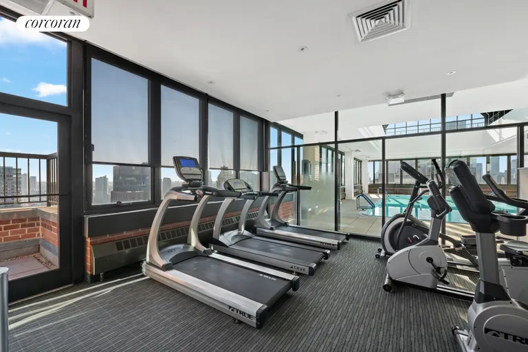 New York City Real Estate | View 300 East 54th Street, 34A | Private Gym | View 9