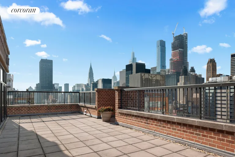 New York City Real Estate | View 300 East 54th Street, 34A | Sun Deck | View 6