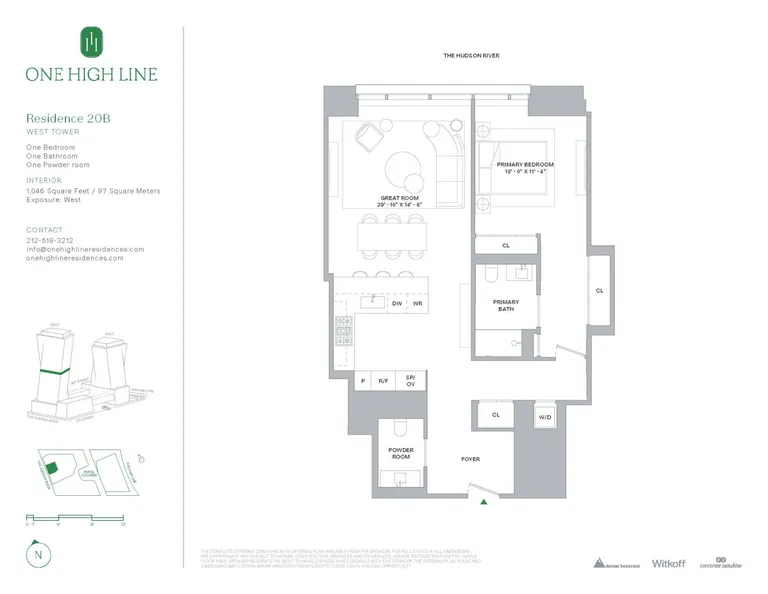 500 West 18th Street, WEST_20B | floorplan | View 4