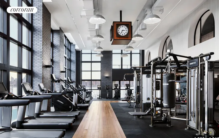 New York City Real Estate | View 21 India Street, 38B | Gym | View 9