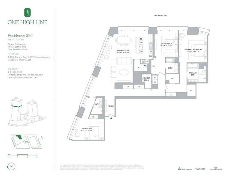 500 West 18th Street, WEST_28C | floorplan | View 5