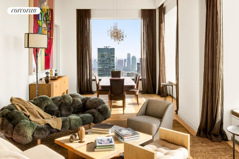 New York City Real Estate | View 432 Park Avenue, 52B | Living Room | View 2