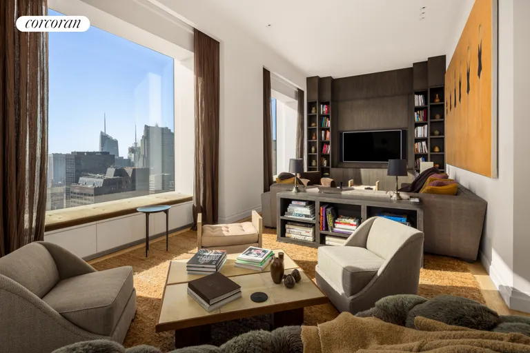 New York City Real Estate | View 432 Park Avenue, 52B | Living Room | View 3