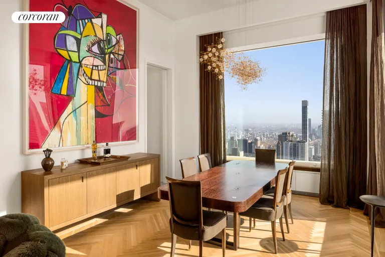 New York City Real Estate | View 432 Park Avenue, 52B | Dining Area | View 5