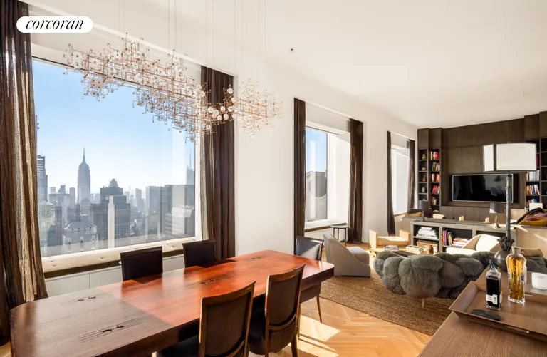 New York City Real Estate | View 432 Park Avenue, 52B | Dining Area | View 6