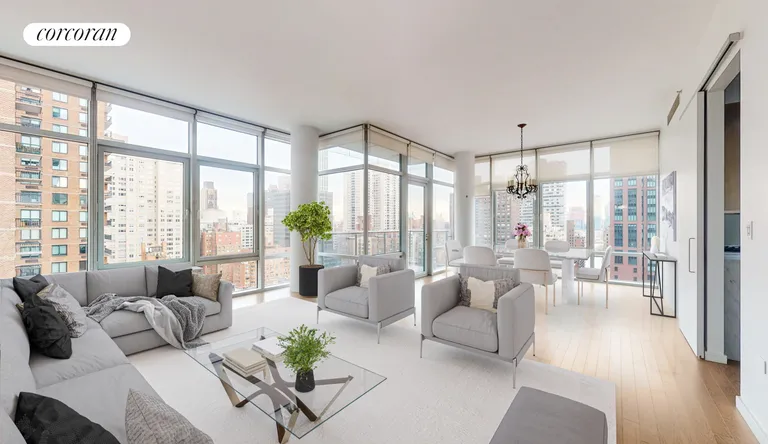 New York City Real Estate | View 310 East 53rd Street, 20A | 2 Beds, 2 Baths | View 1