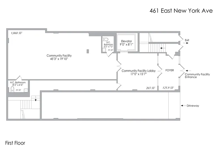 461 East New York Avenue, FL0FL1FL2 | floorplan | View 6