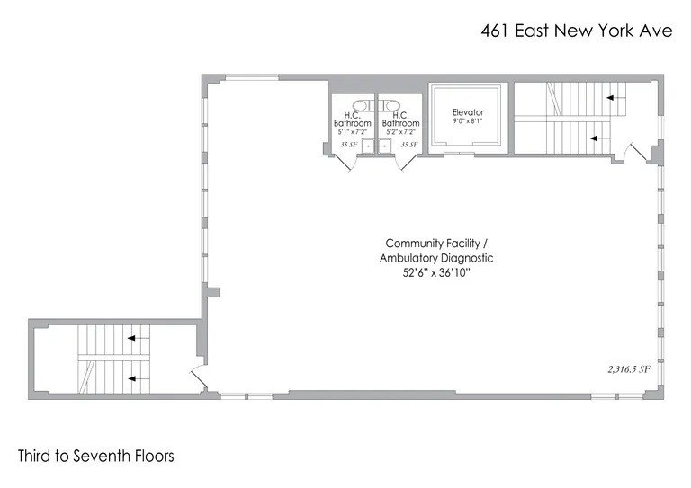 461 East New York Avenue, FL4FL5 | floorplan | View 5