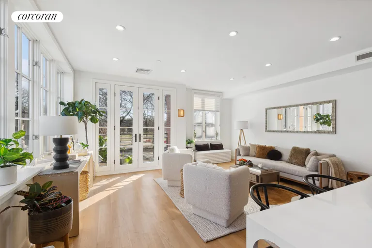 New York City Real Estate | View 142 Prospect Park West, 2 | Living Room | View 2