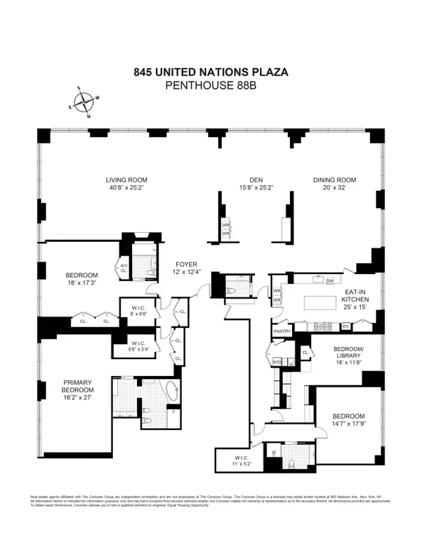 845 United Nations Plaza, PH88B | floorplan | View 27