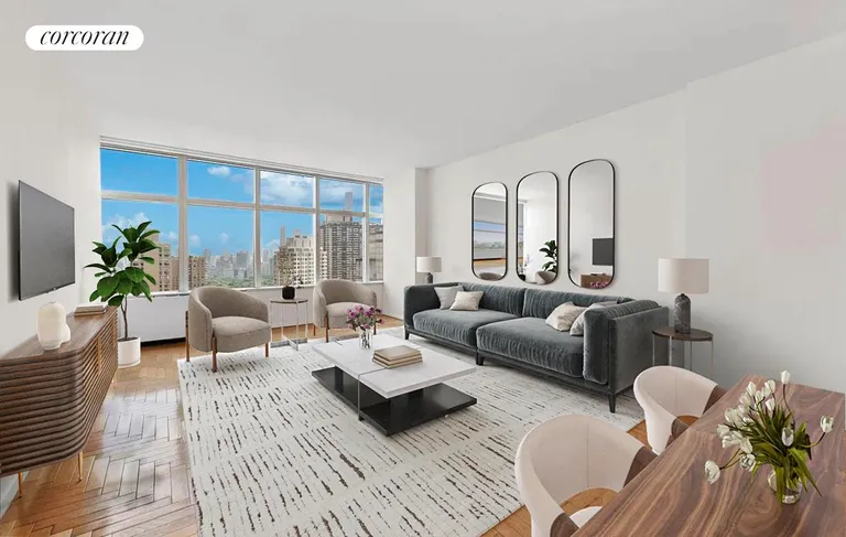 New York City Real Estate | View 160 West 66th Street, 27E | 1 Bed, 1 Bath | View 1