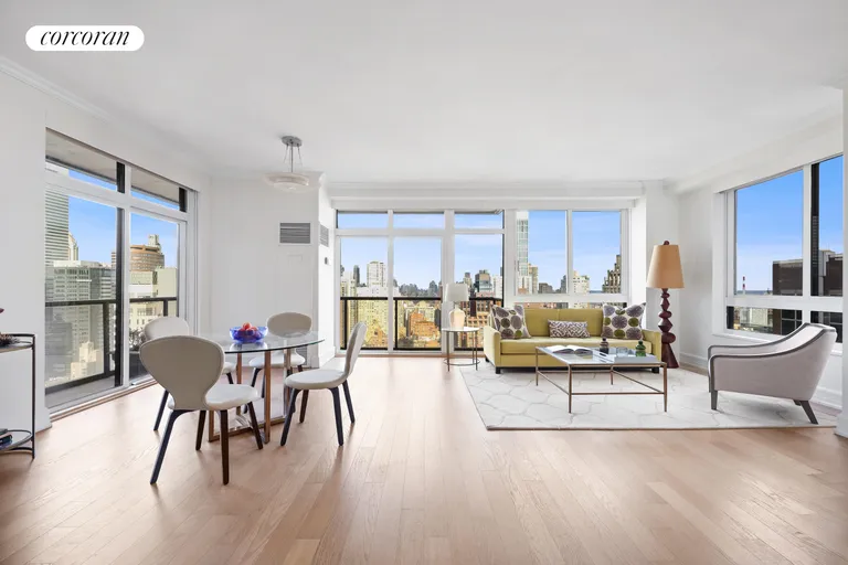New York City Real Estate | View 100 United Nations Plaza, 35E | 1 Bed, 1 Bath | View 1