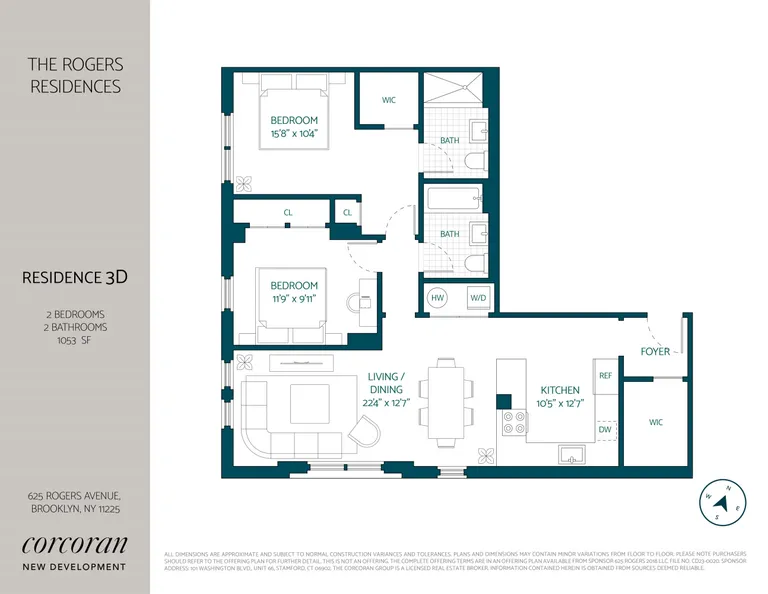 625 Rogers Avenue, 3D | floorplan | View 12