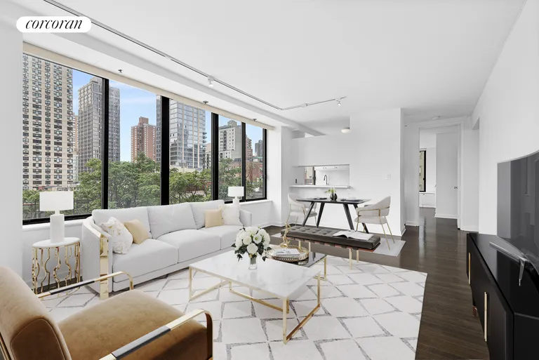 New York City Real Estate | View 300 East 93rd Street, 8E | Living Room | View 2