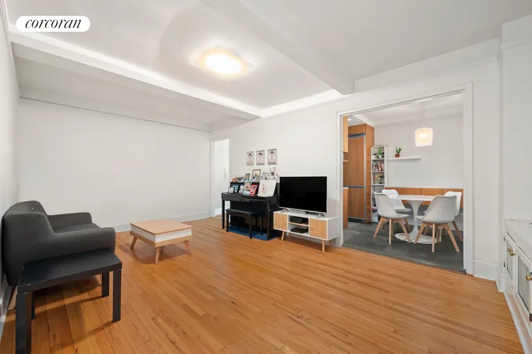 New York City Real Estate | View 12 East 97th Street, 6J | Living Room/Dining Alcove | View 3