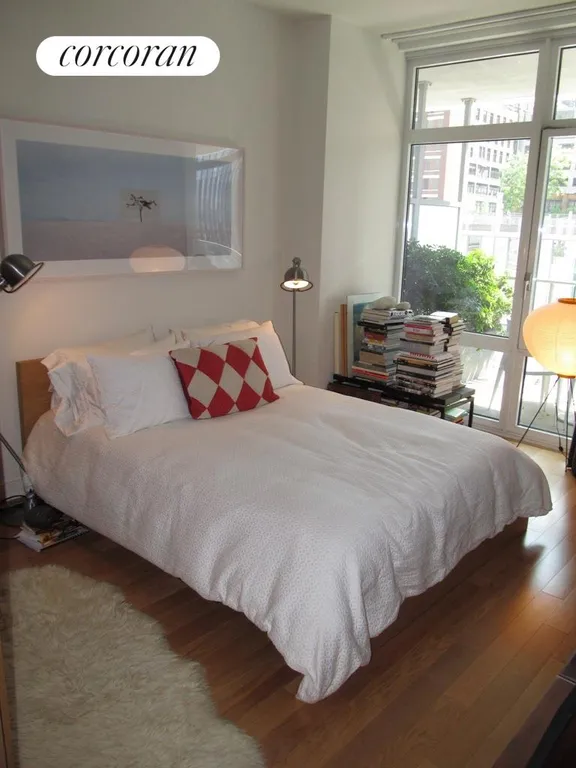 New York City Real Estate | View 555 West 59th Street, 6D | Spacious bedroom | View 4