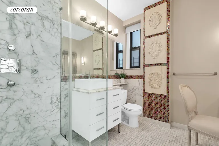 New York City Real Estate | View 215 West 98th Street, 3D | Primary Bathroom | View 6