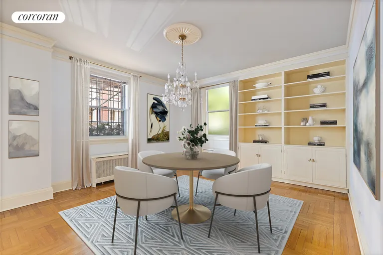 New York City Real Estate | View 173-175 Riverside Drive, 1G | Formal Dining Room | View 3
