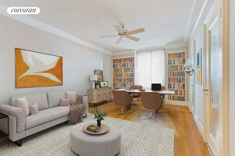 New York City Real Estate | View 173-175 Riverside Drive, 1G | Bedroom 2 as Home Office | View 6