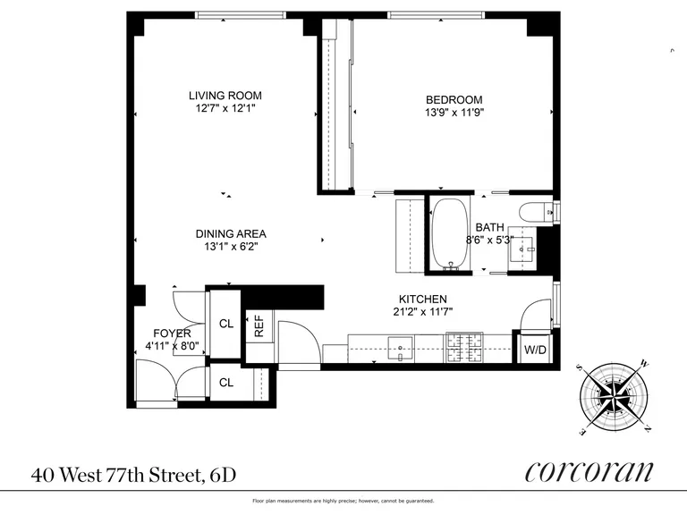 40 West 77th Street, 6D | floorplan | View 15