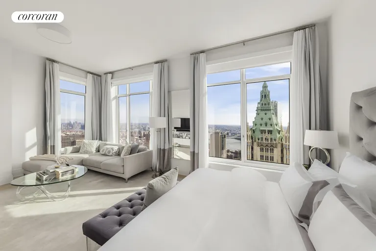 New York City Real Estate | View 30 Park Place, 71B | Primary Bedroom | View 10