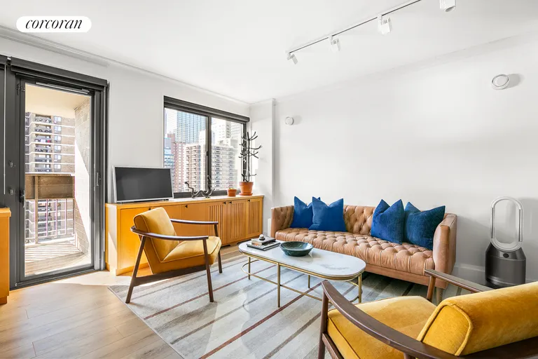 New York City Real Estate | View 333 Pearl Street, 20C | Living Room | View 2