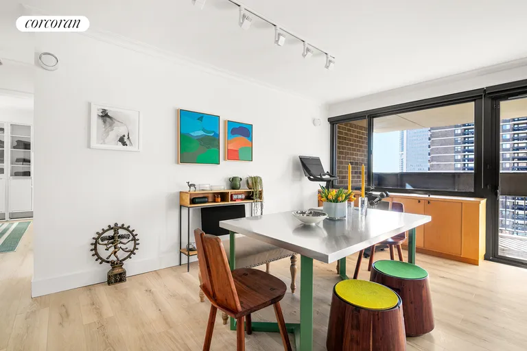 New York City Real Estate | View 333 Pearl Street, 20C | Dining Area | View 4