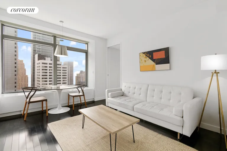 New York City Real Estate | View 123 Washington Street, 24H | 1 Bed, 1 Bath | View 1