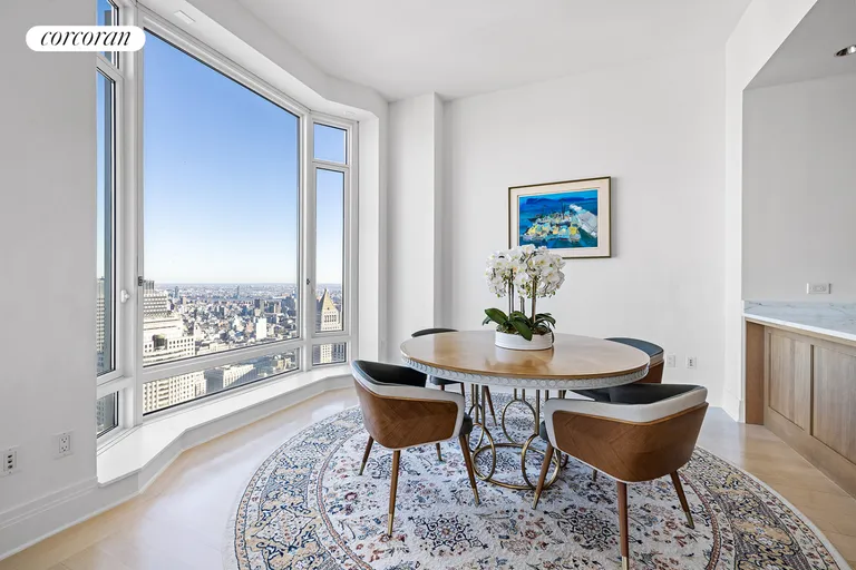 New York City Real Estate | View 30 Park Place, 61A | Dining Area | View 3