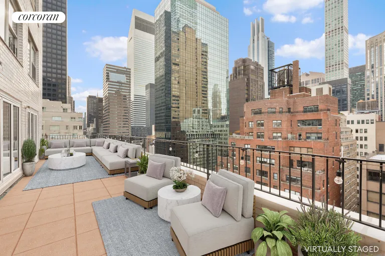 New York City Real Estate | View 200 EAST 58TH STREET, 18C | Outdoor Dining | View 5
