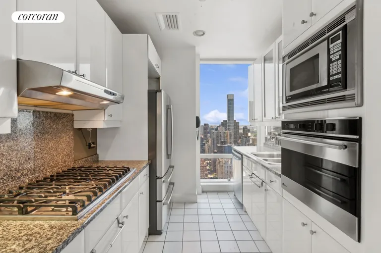 New York City Real Estate | View 845 United Nations Plaza, 49E | Windowed kitchen | View 19