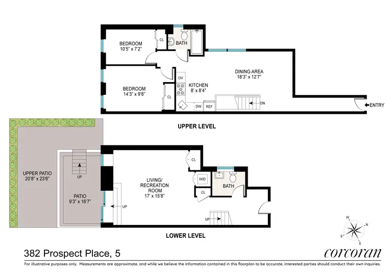 382 Prospect Place, 5 | floorplan | View 12