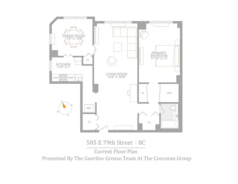 505 East 79th Street, 8C | floorplan | View 9